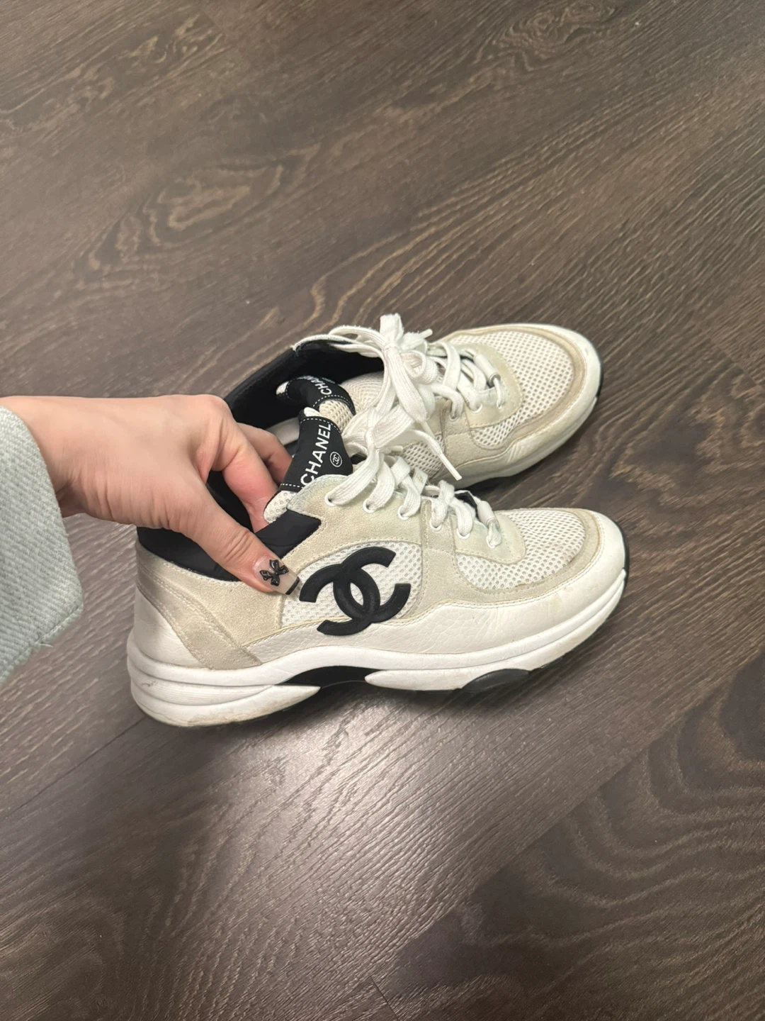 Chanel Sneaker 'White Black' EU 45 - photo 3
