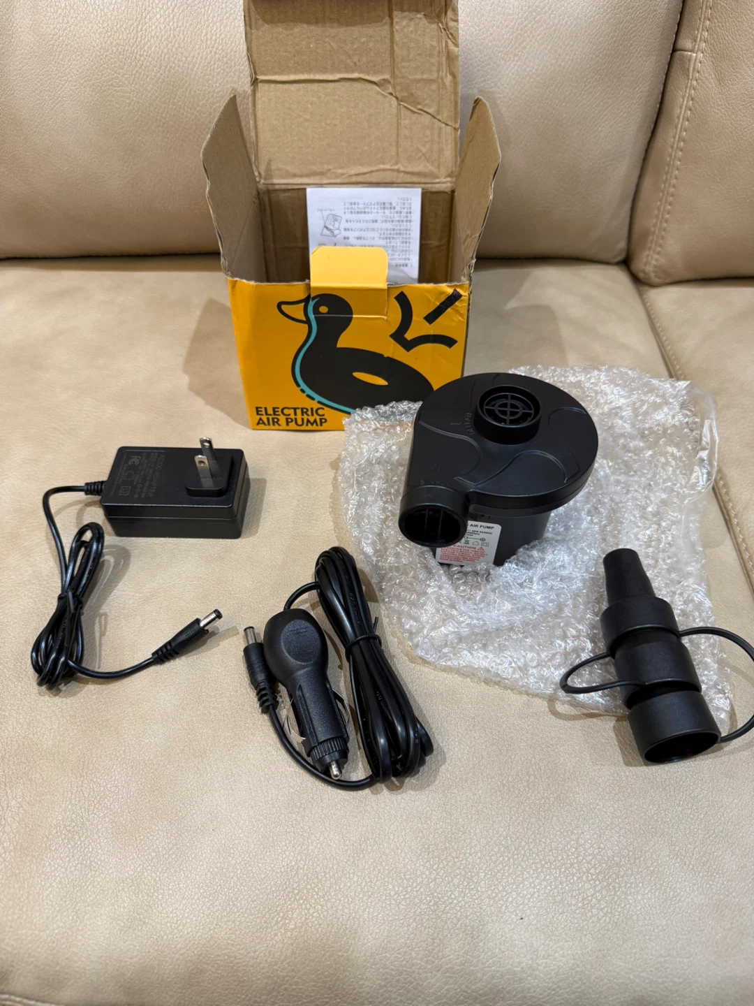 New Electric Air Pump (AC & Car Adapters)