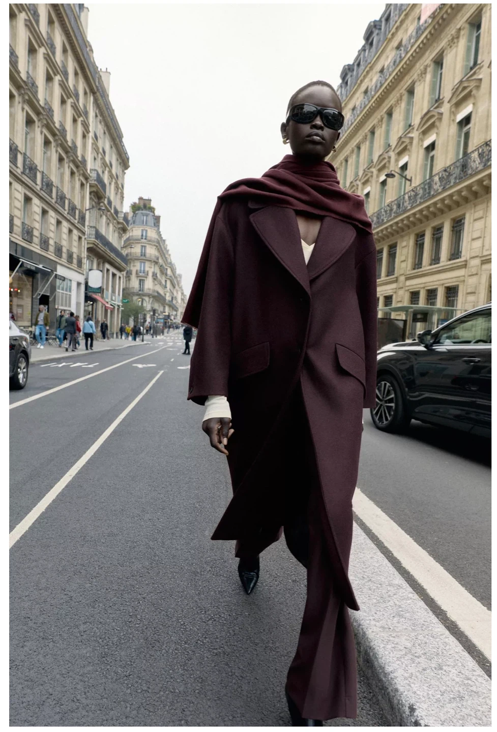 ZARA Oversized Wool Blend Coat