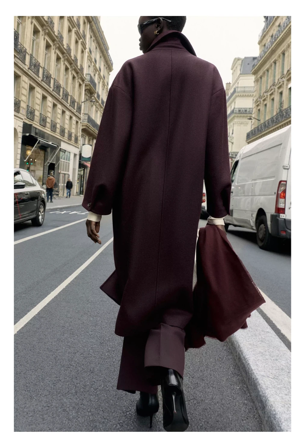 ZARA Oversized Wool Blend Coat - photo 2