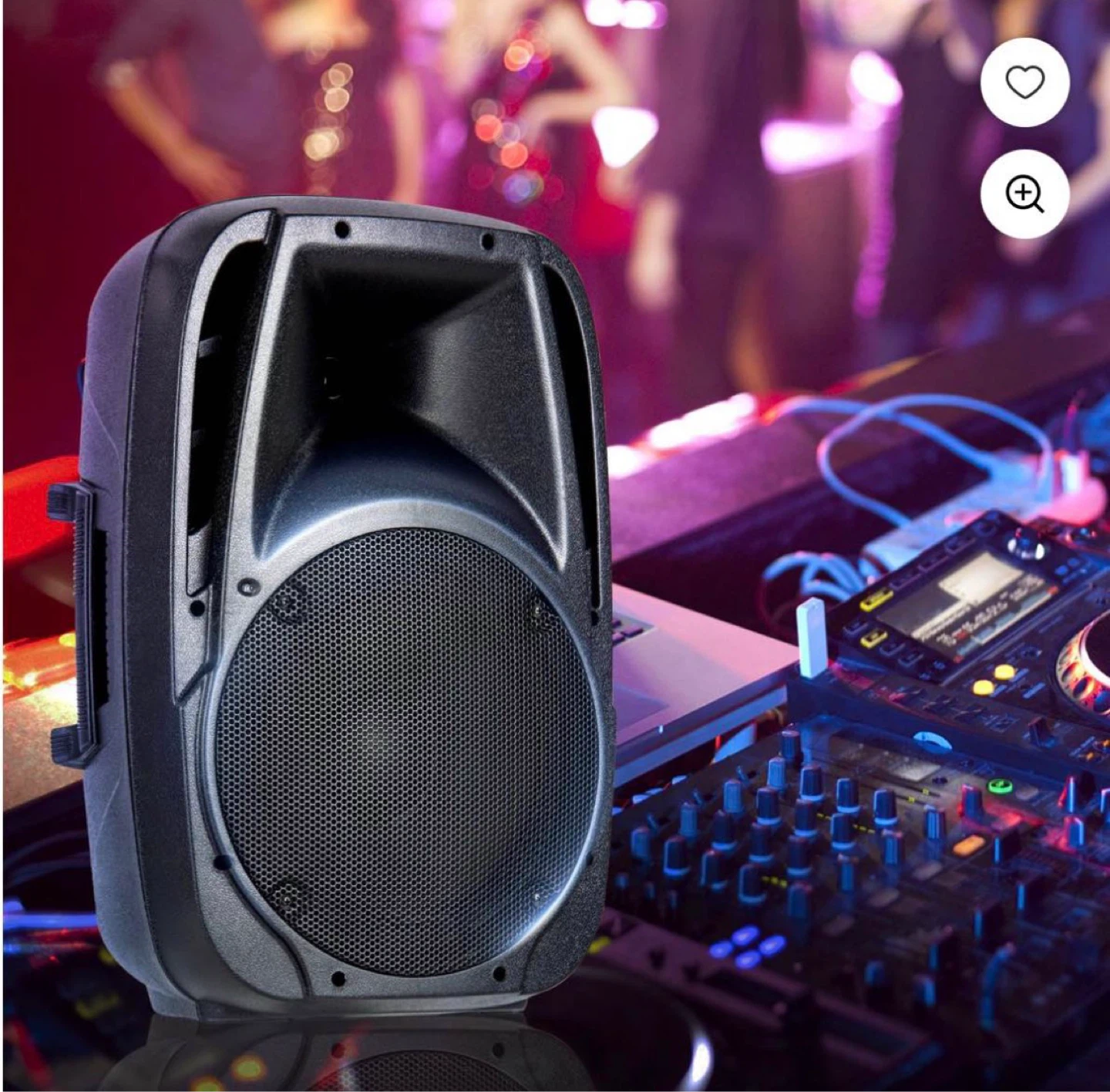 Costway Dual 10'' Protable 1600W Powered - photo 3