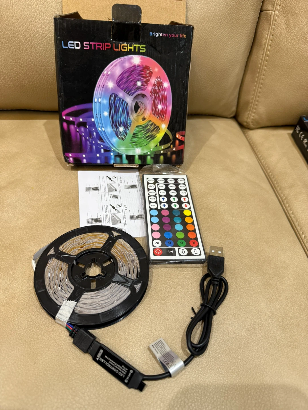 New LED Strip Lights with Remote (Set of two) - photo 3
