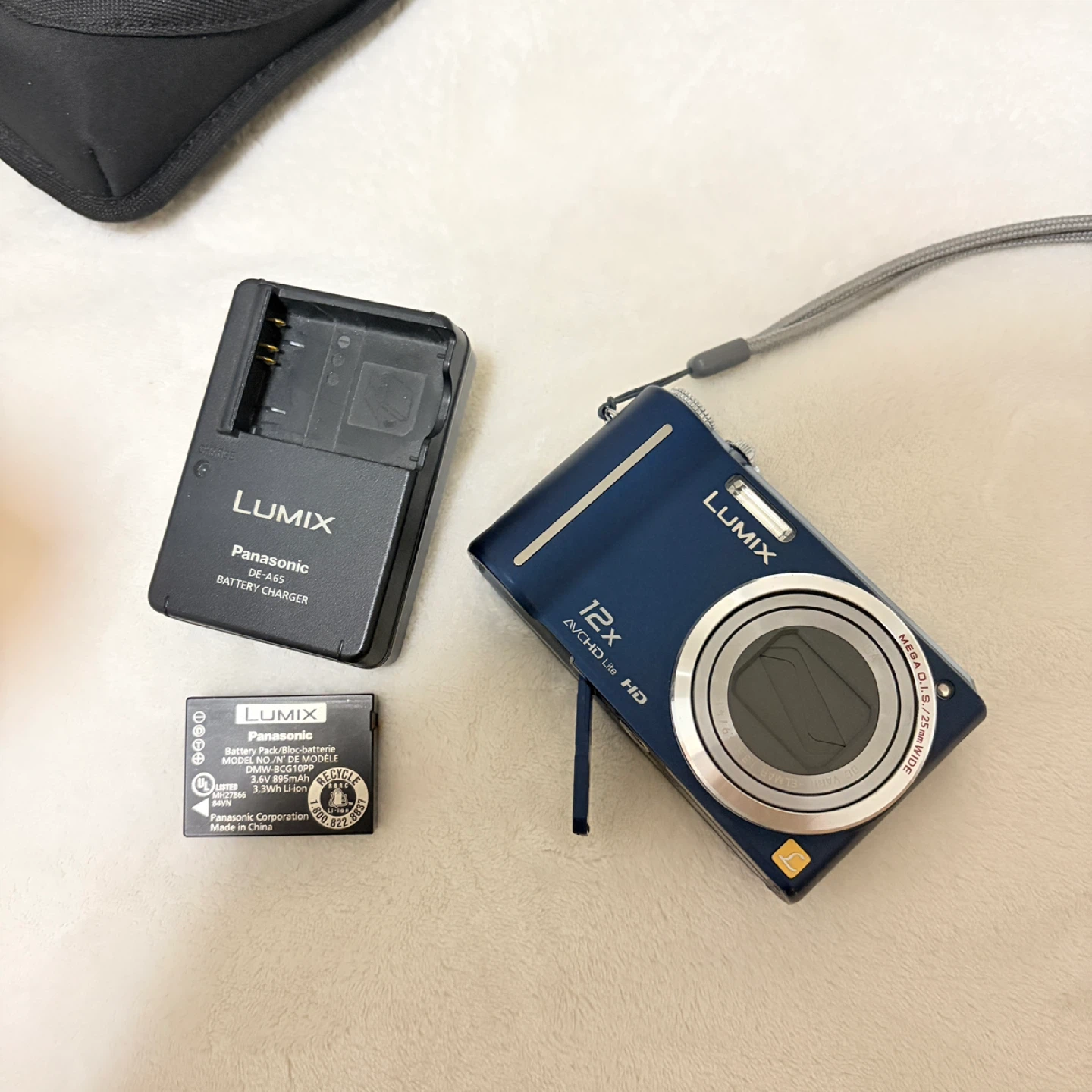 Panasonic Lumix 12x Optical Zoom Digital Camera Blue