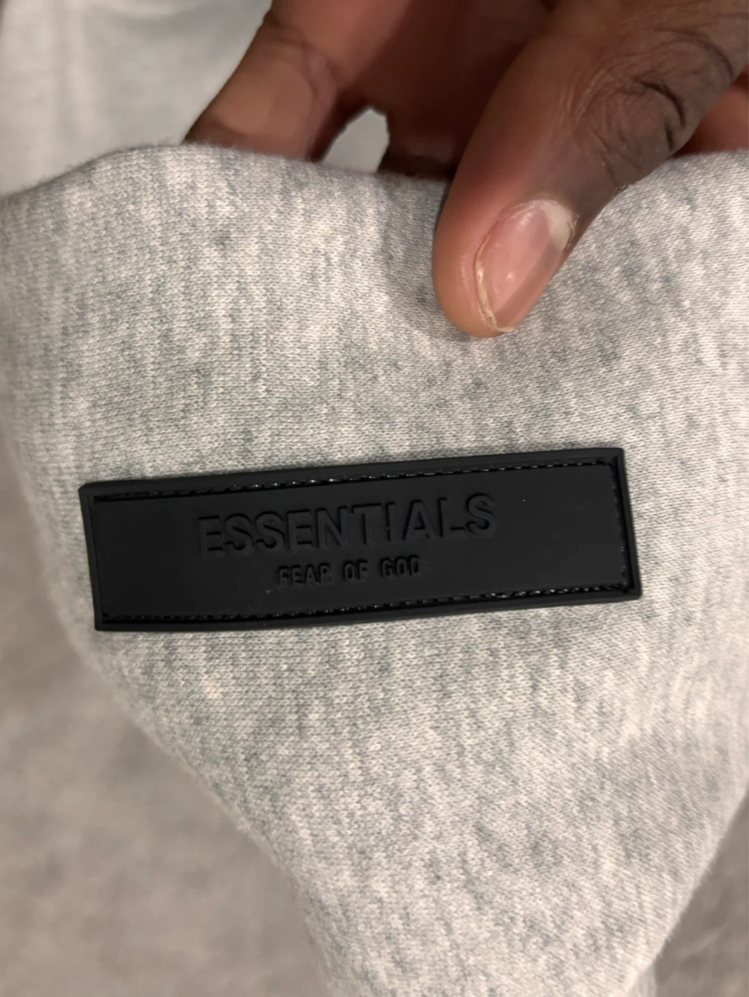ESSENTIALS Fear of God Grey Hoodie - photo 3