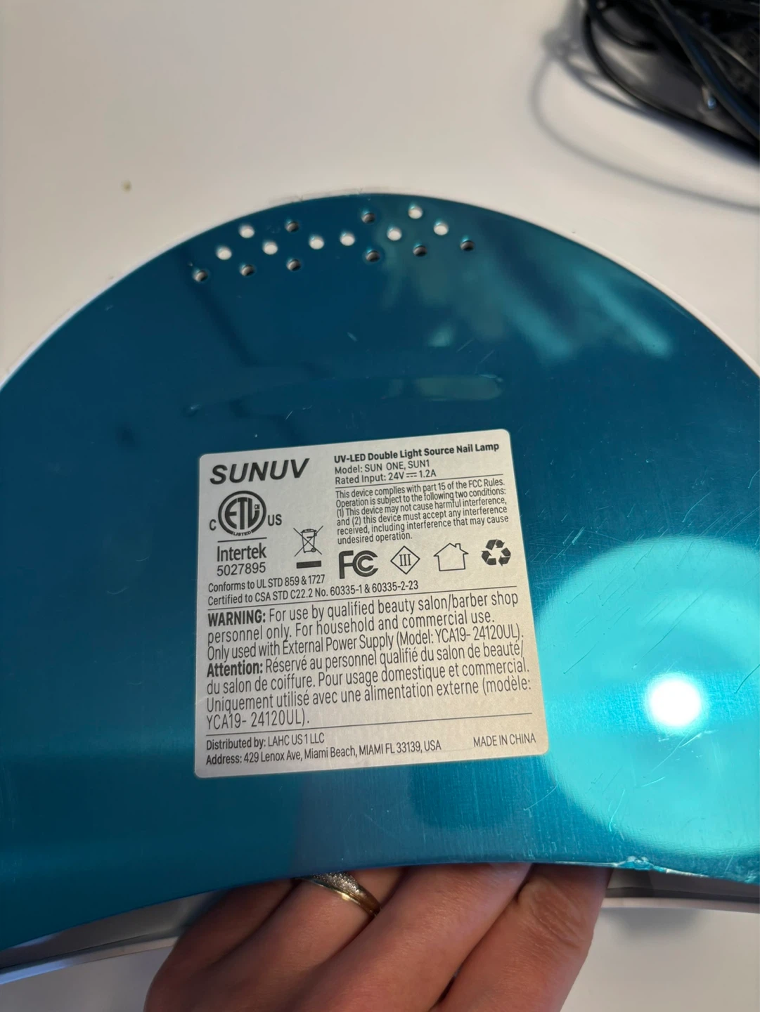 SUNUV UV-LED Double Source Nail Lamp - photo 3