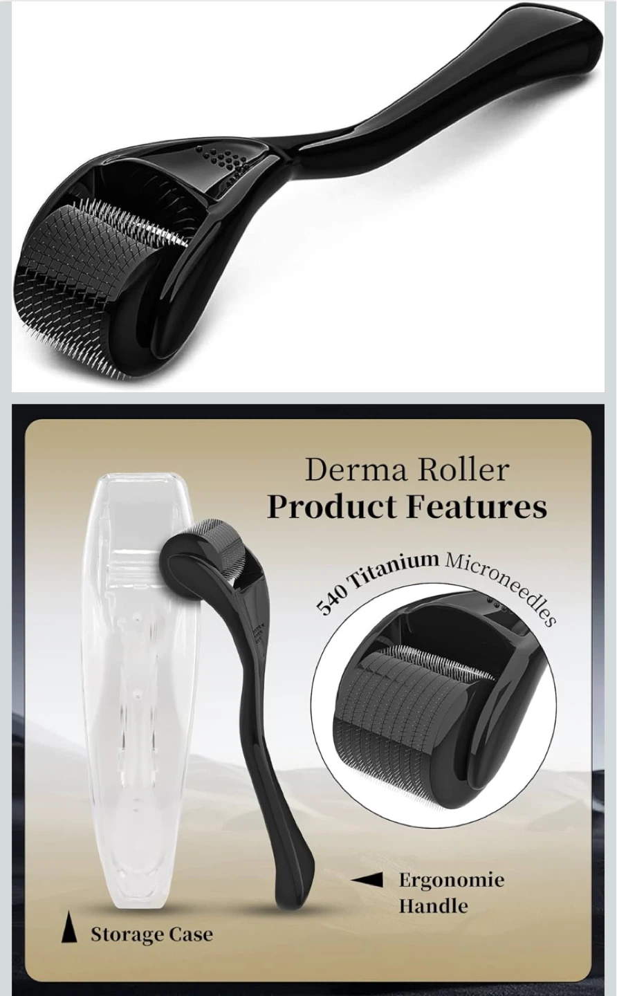 Derma Roller 540 Needles 1.0mm