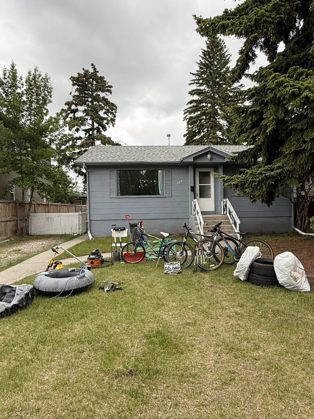 Yard sale tomorrow