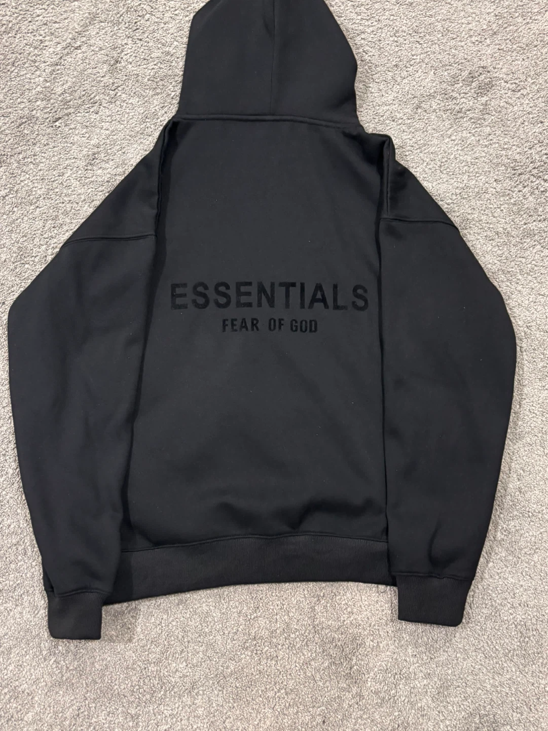Essentials Fear of God Black Hoodie - photo 2