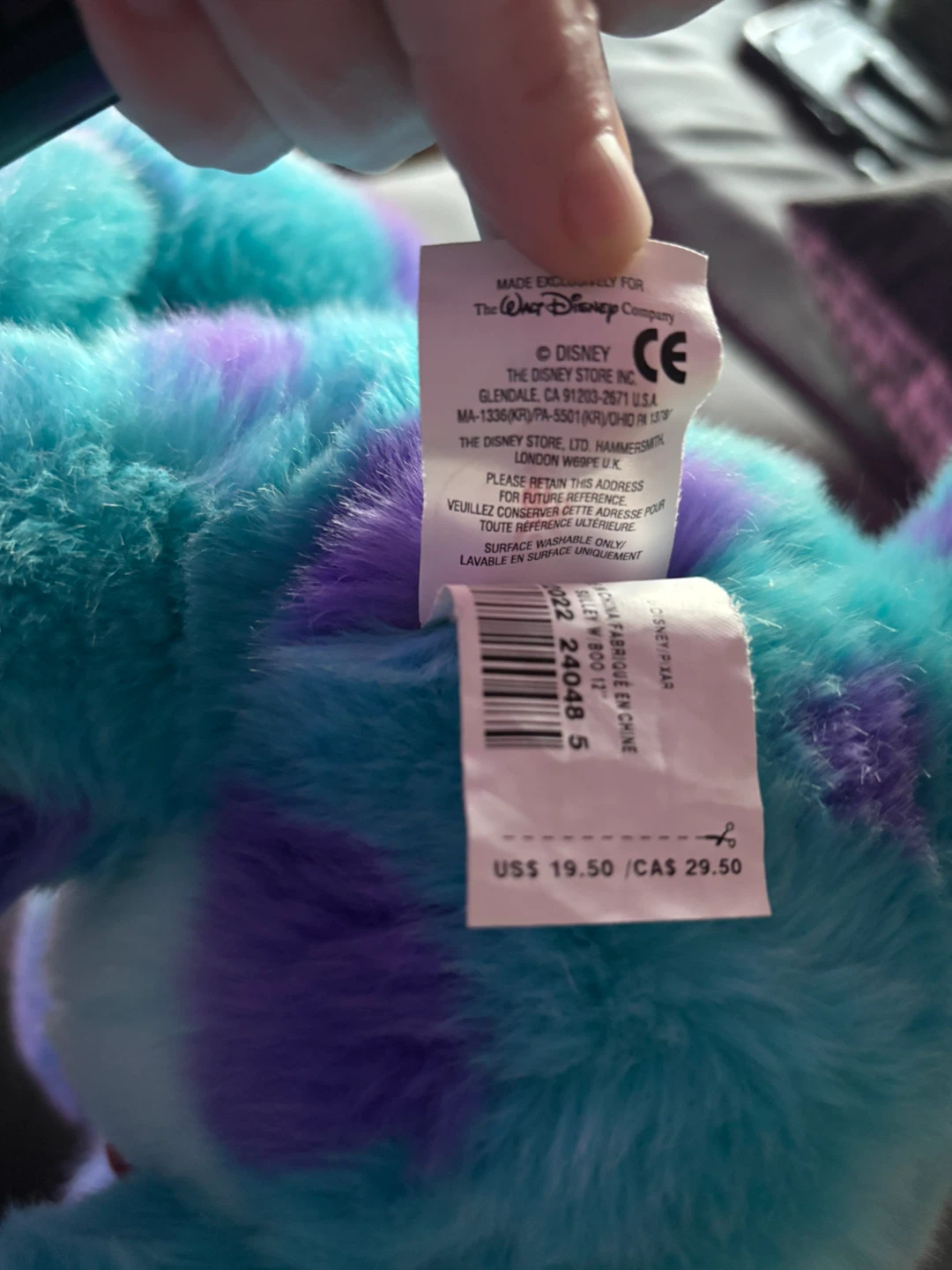 Disney Store Sulley Plush - photo 4
