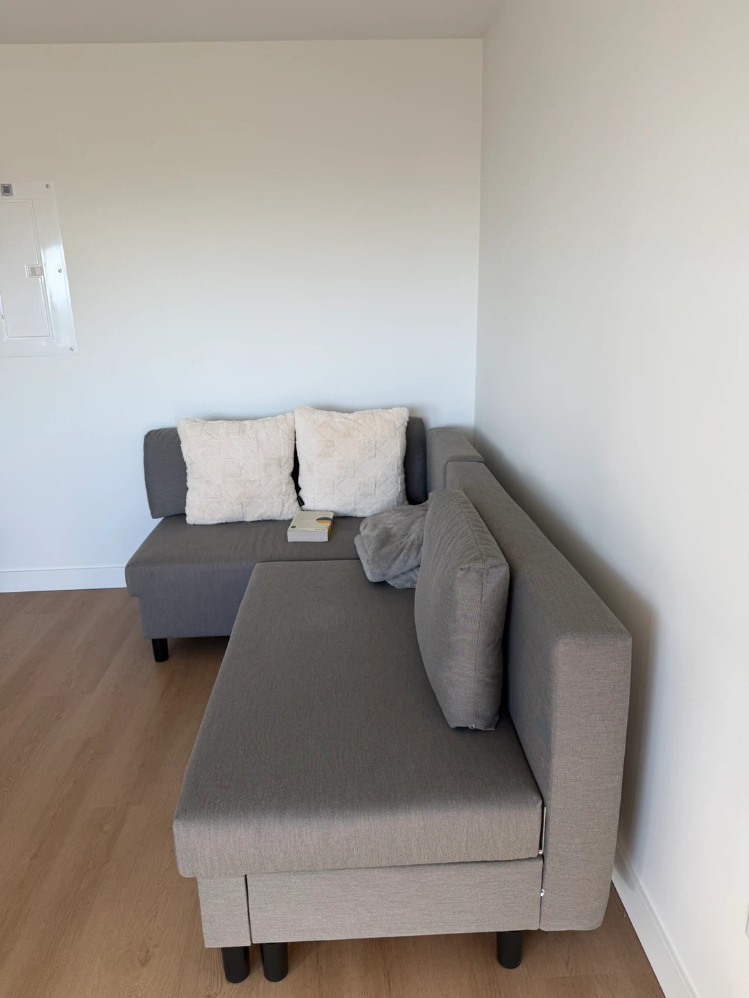 IKEA Grey Sectional Sofa - photo 2