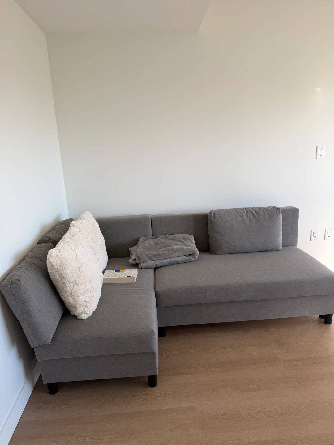 IKEA Grey Sectional Sofa - photo 3