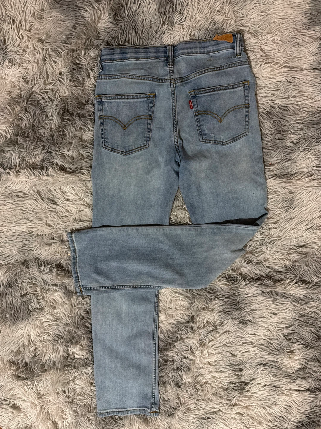 Levi's Distressed Light Wash Denim Jeans - photo 2