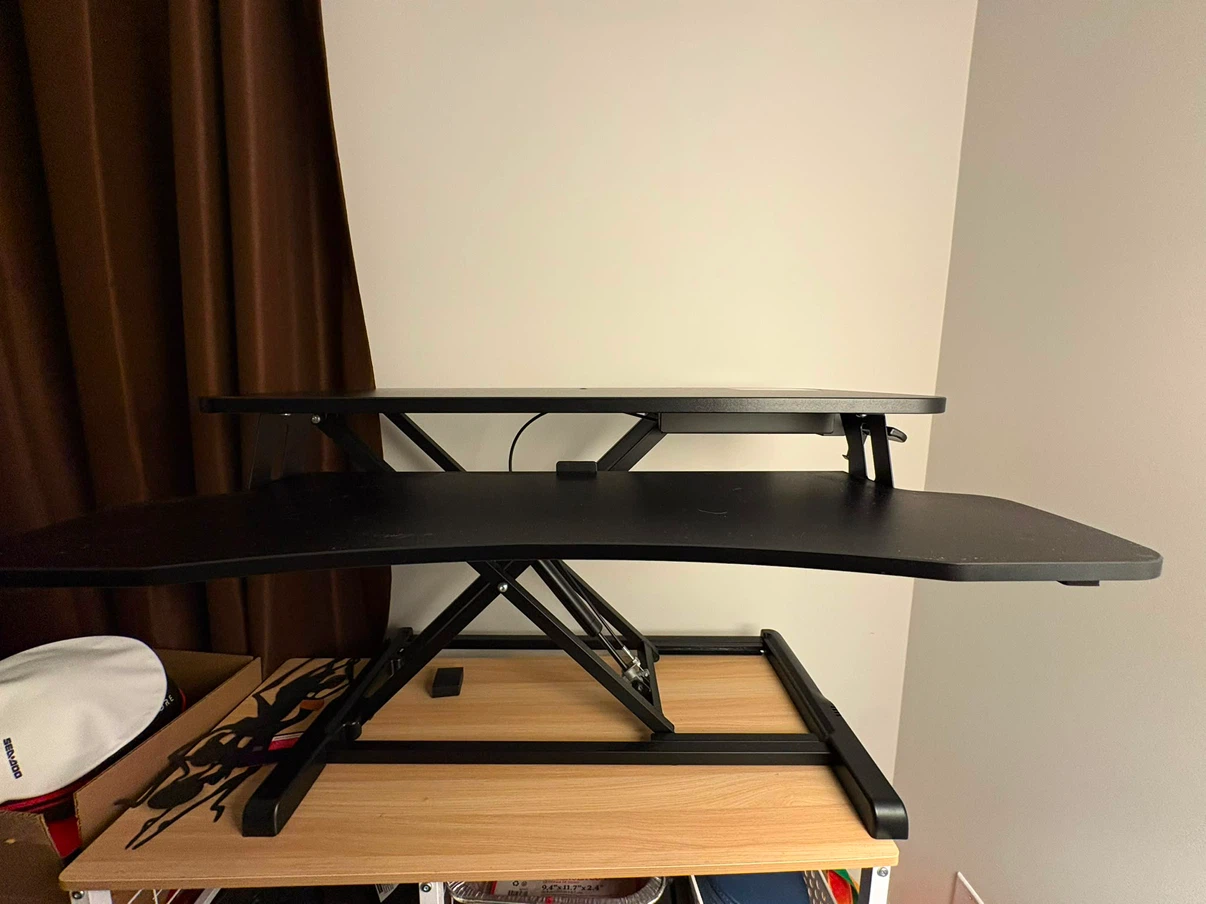 Black Standing Desk Converter - photo 4