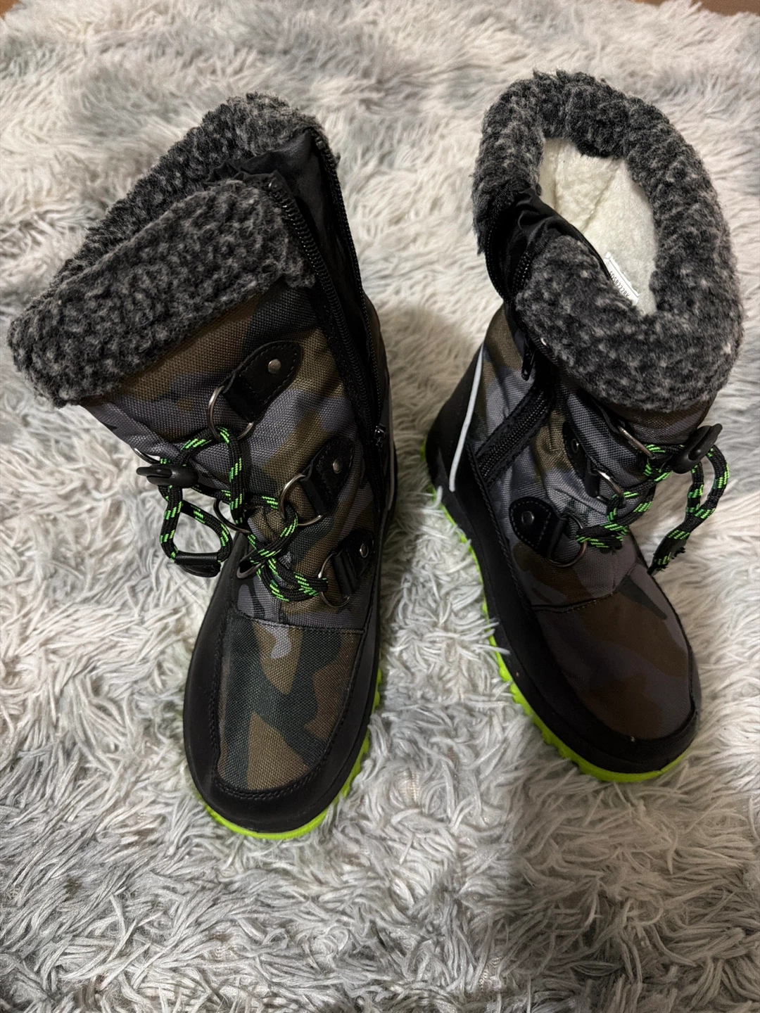 Dream Pairs Camo Winter Snow Boots