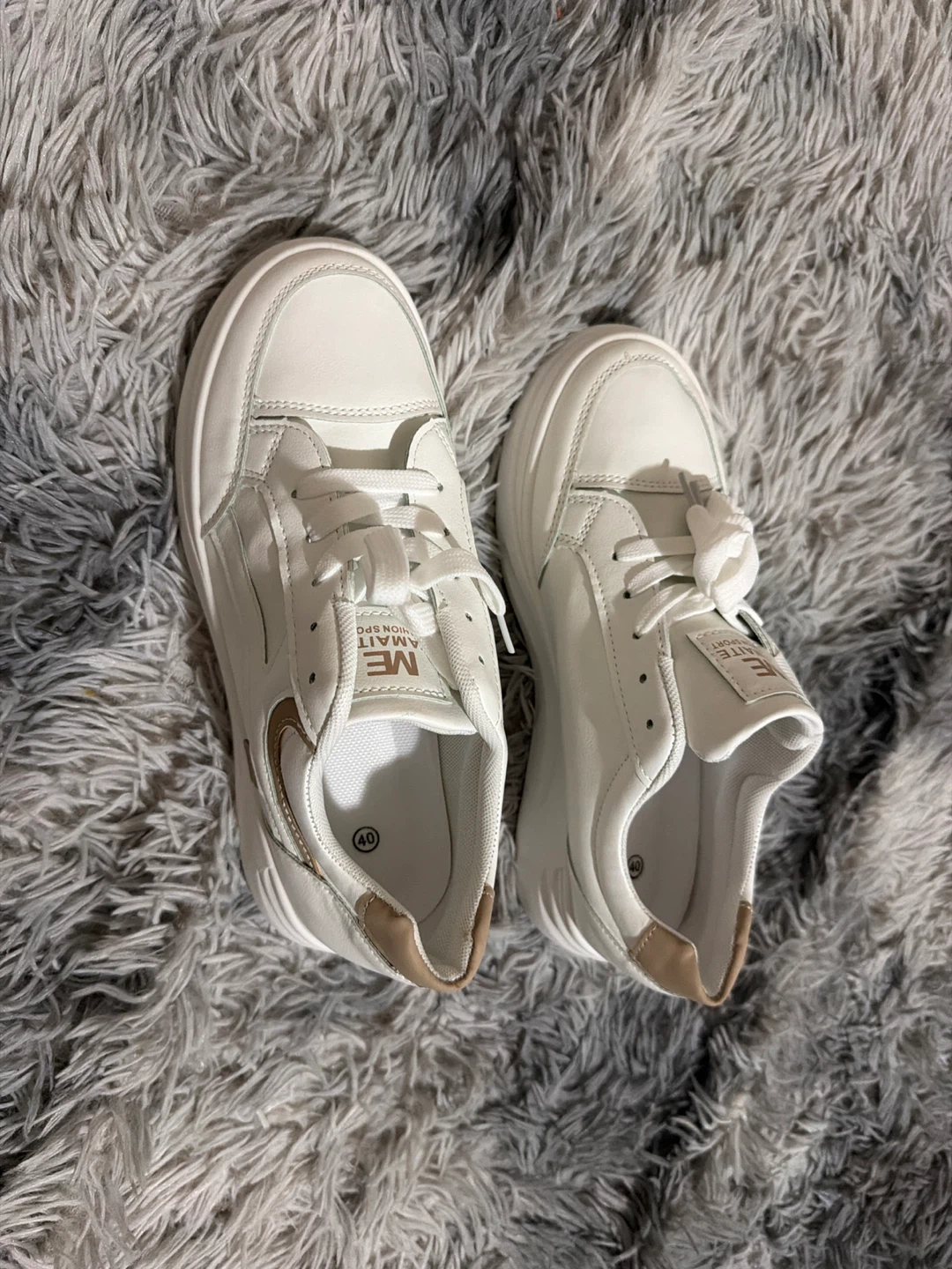 White Sneakers - Size 40