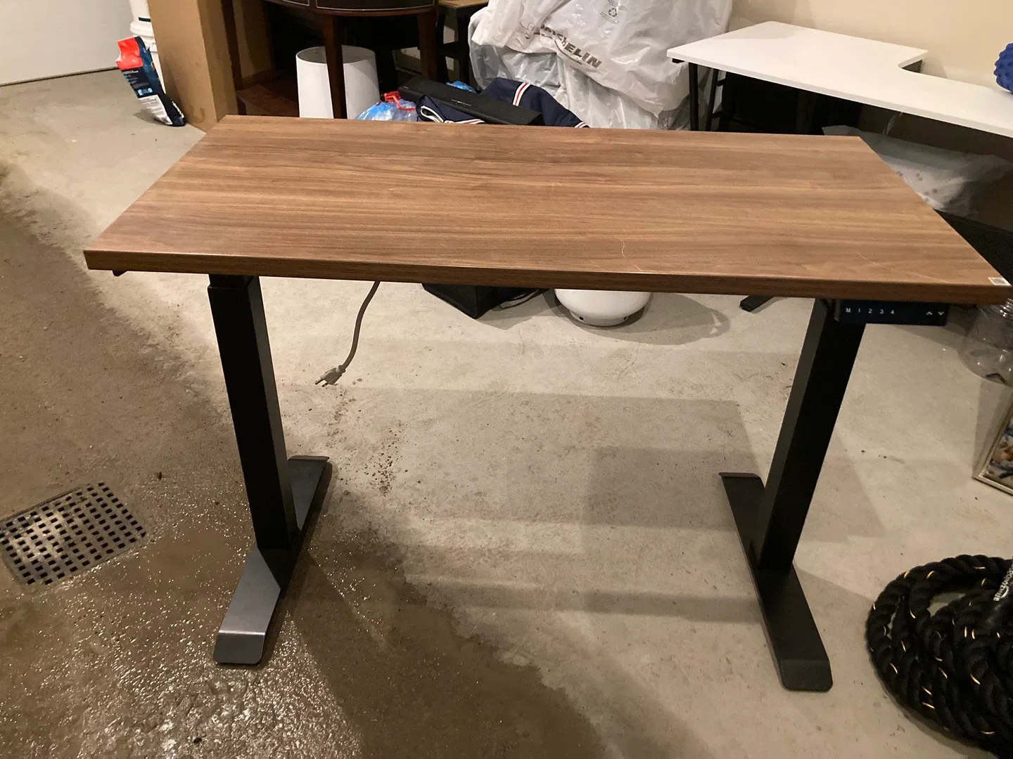 Adjustable Standing Desk - Walnut Top - photo 2
