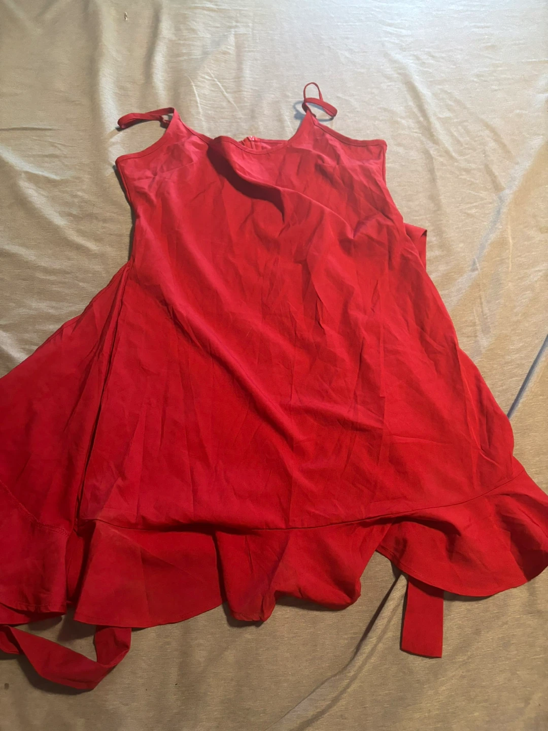 Red Camisole Dress