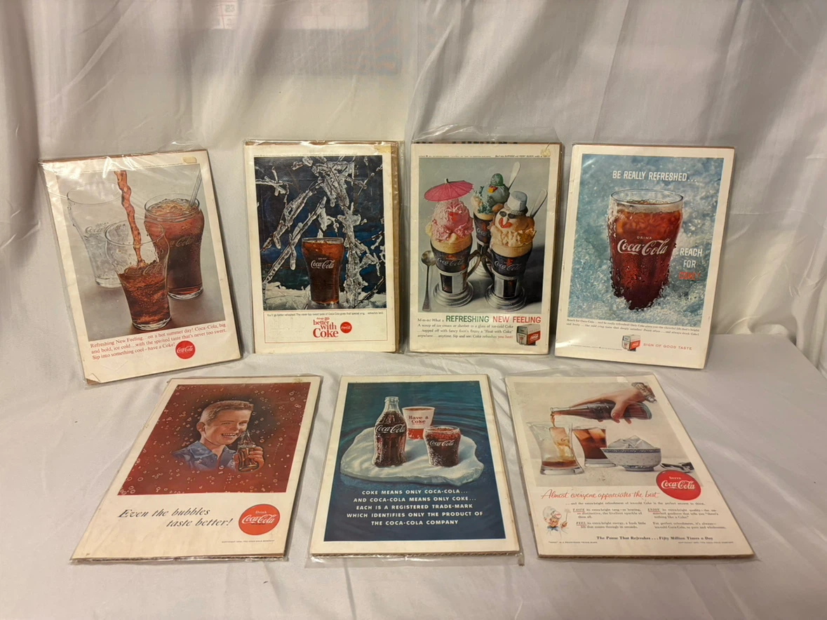 Vintage Coca-Cola Advertising Prints (Lot of 10)