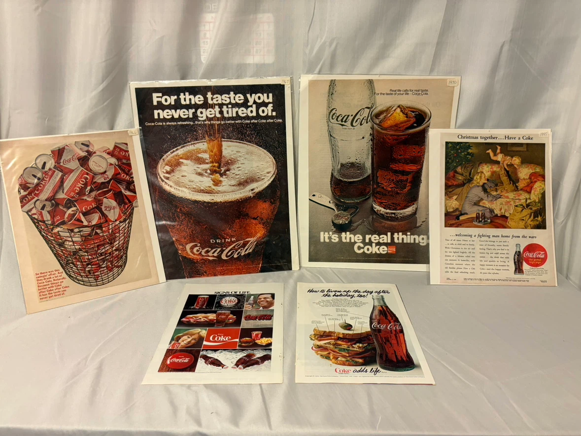 Vintage Coca-Cola Advertising Prints (Lot of 10) - photo 2