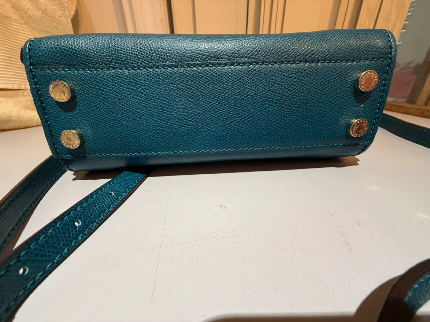 Michael Kors Teal Leather Crossbody Bag - photo 2