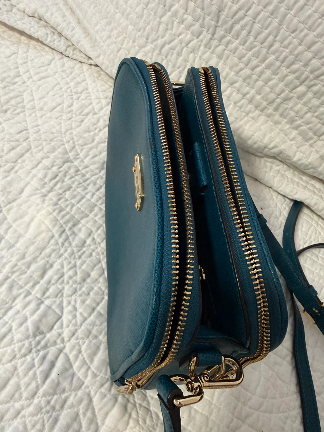 Michael Kors Teal Leather Crossbody Bag - photo 4