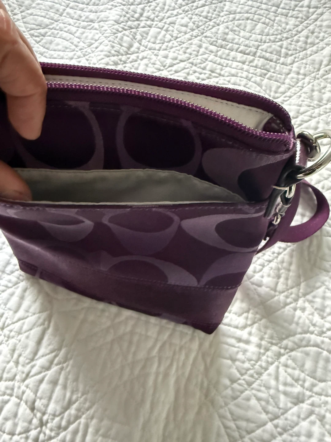 Coach Purple Signature Crossbody Bag - photo 5