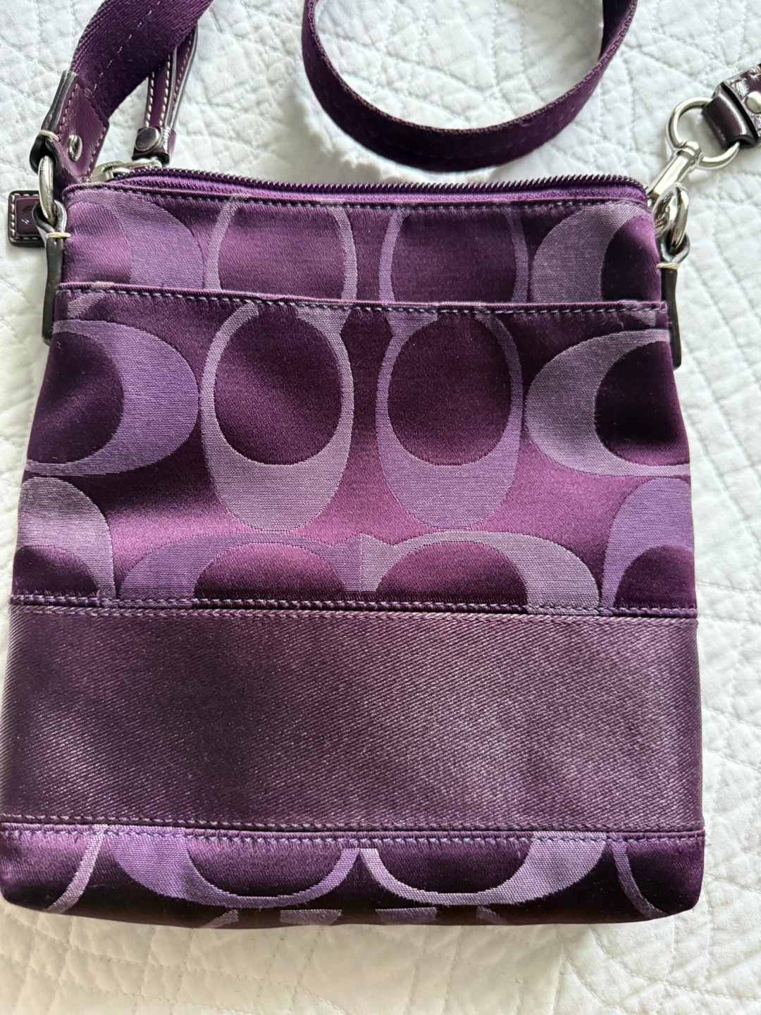Coach Purple Signature Crossbody Bag - photo 3
