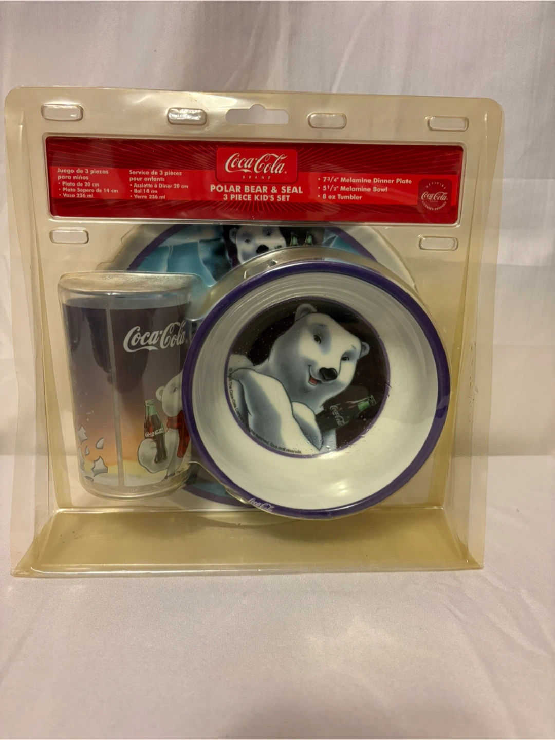 Coca-Cola Polar Bear & Seal 3 Piece Kids Set