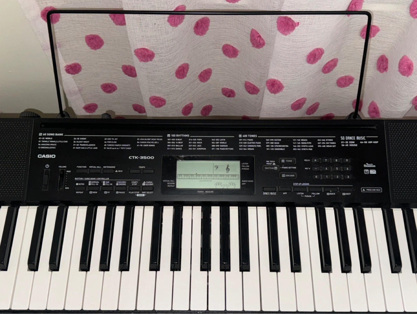 Casio CTK-3500 Keyboard - photo 4