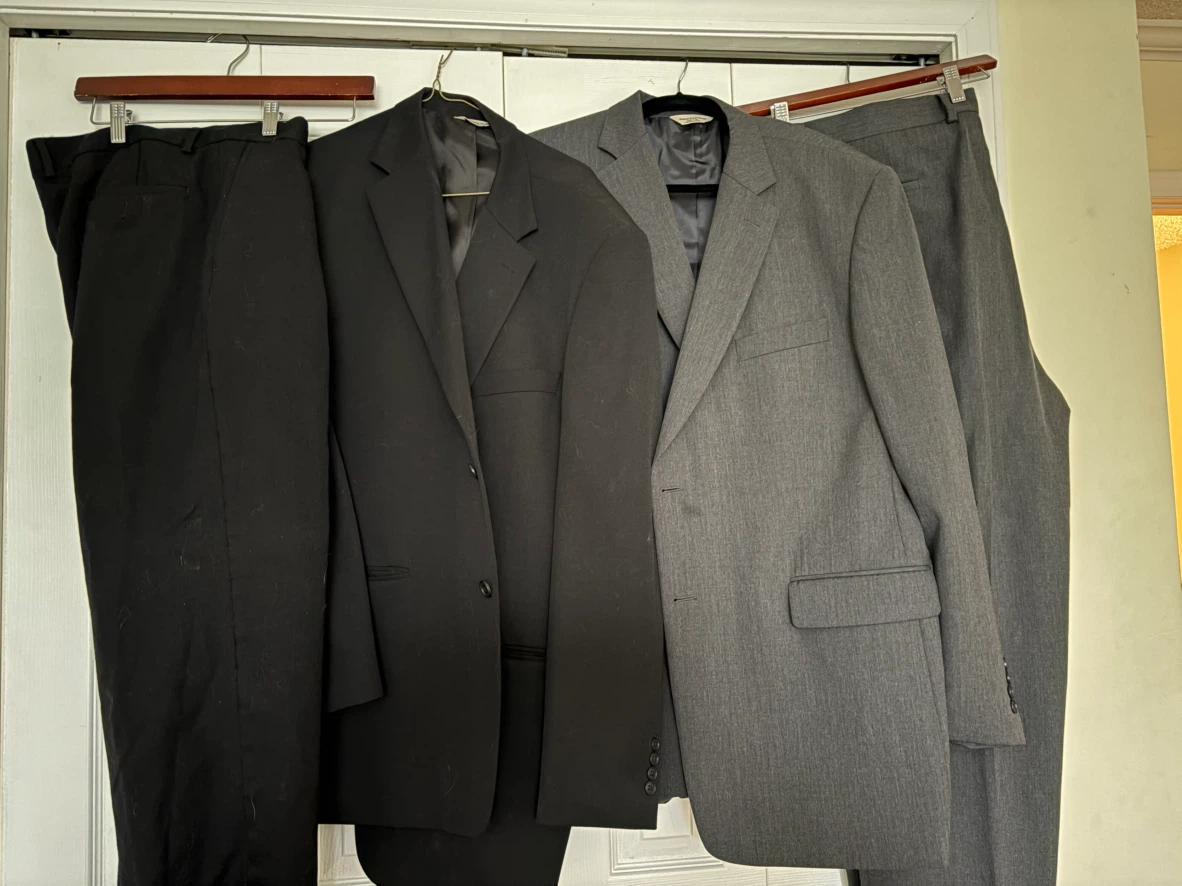 2 MENS 46 long suits
