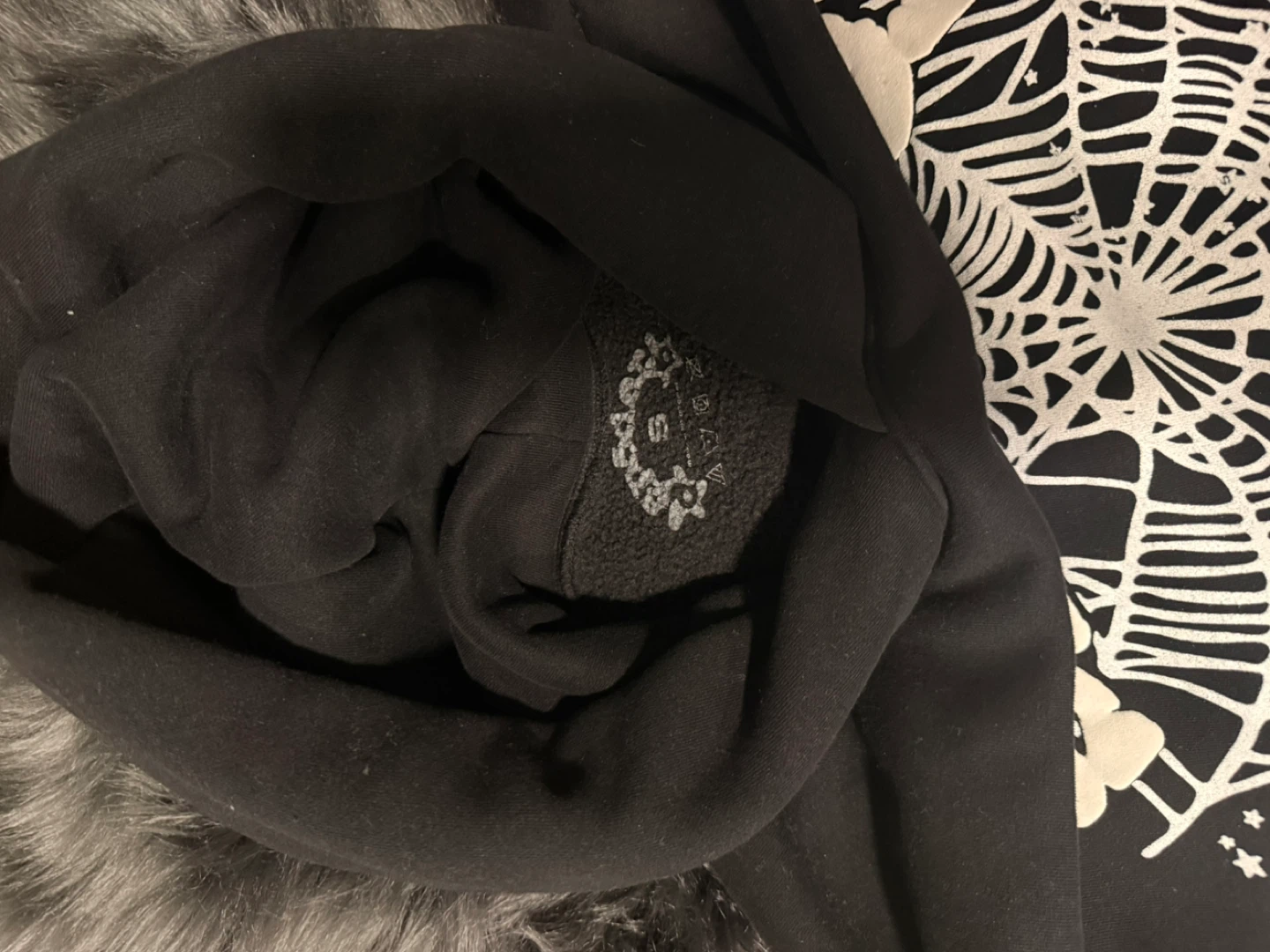 Spider Worldwide Hoodie Black Small - photo 2