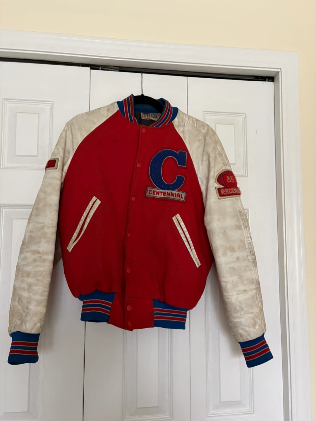 Vintage Centennial Letterman Jacket