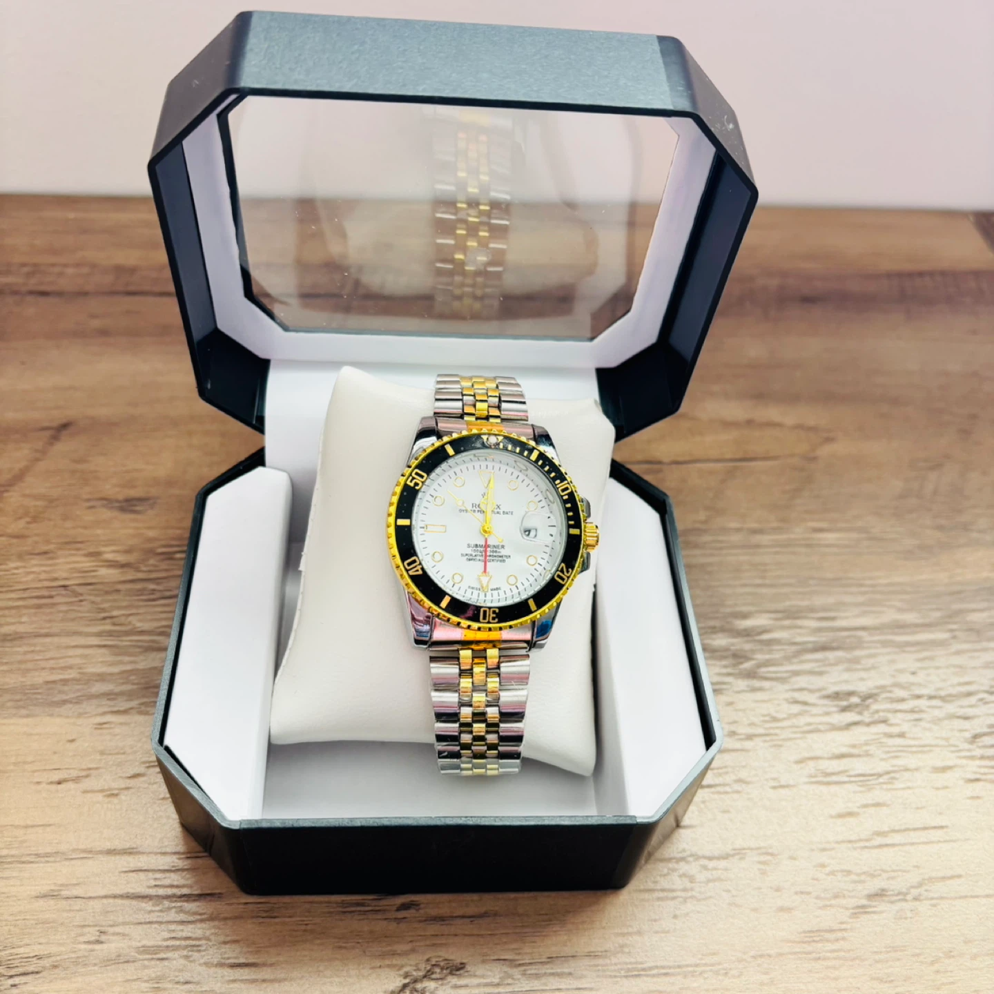 Men watch