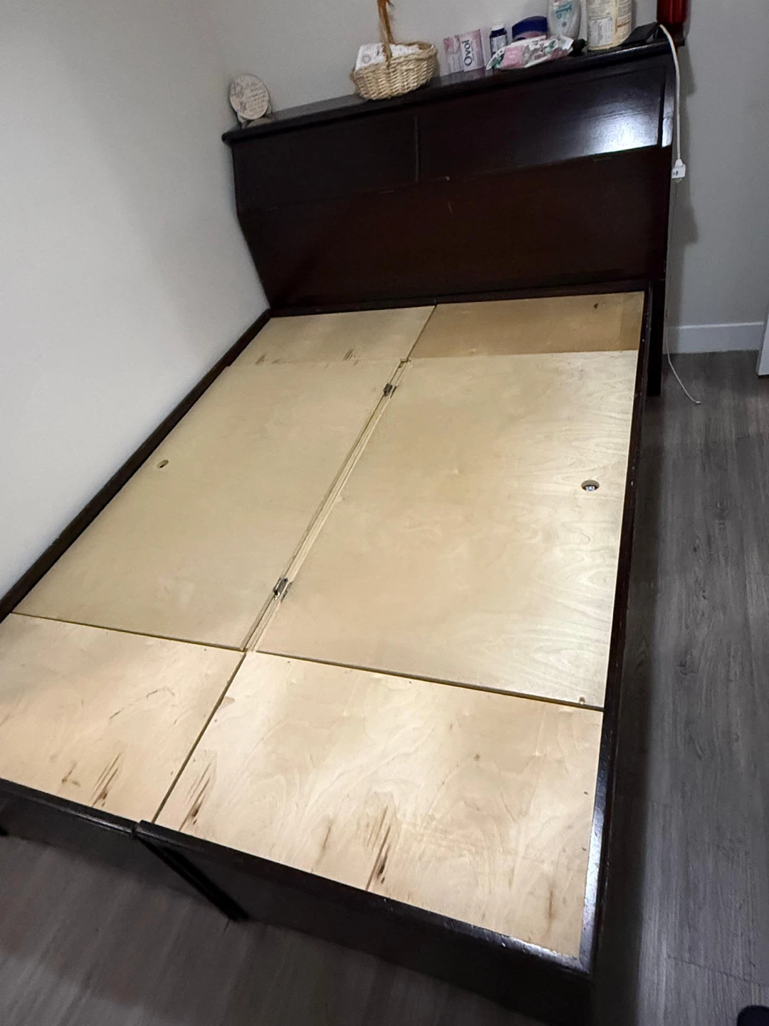 Queen Box Bed with New Mattress for Sale - photo 2