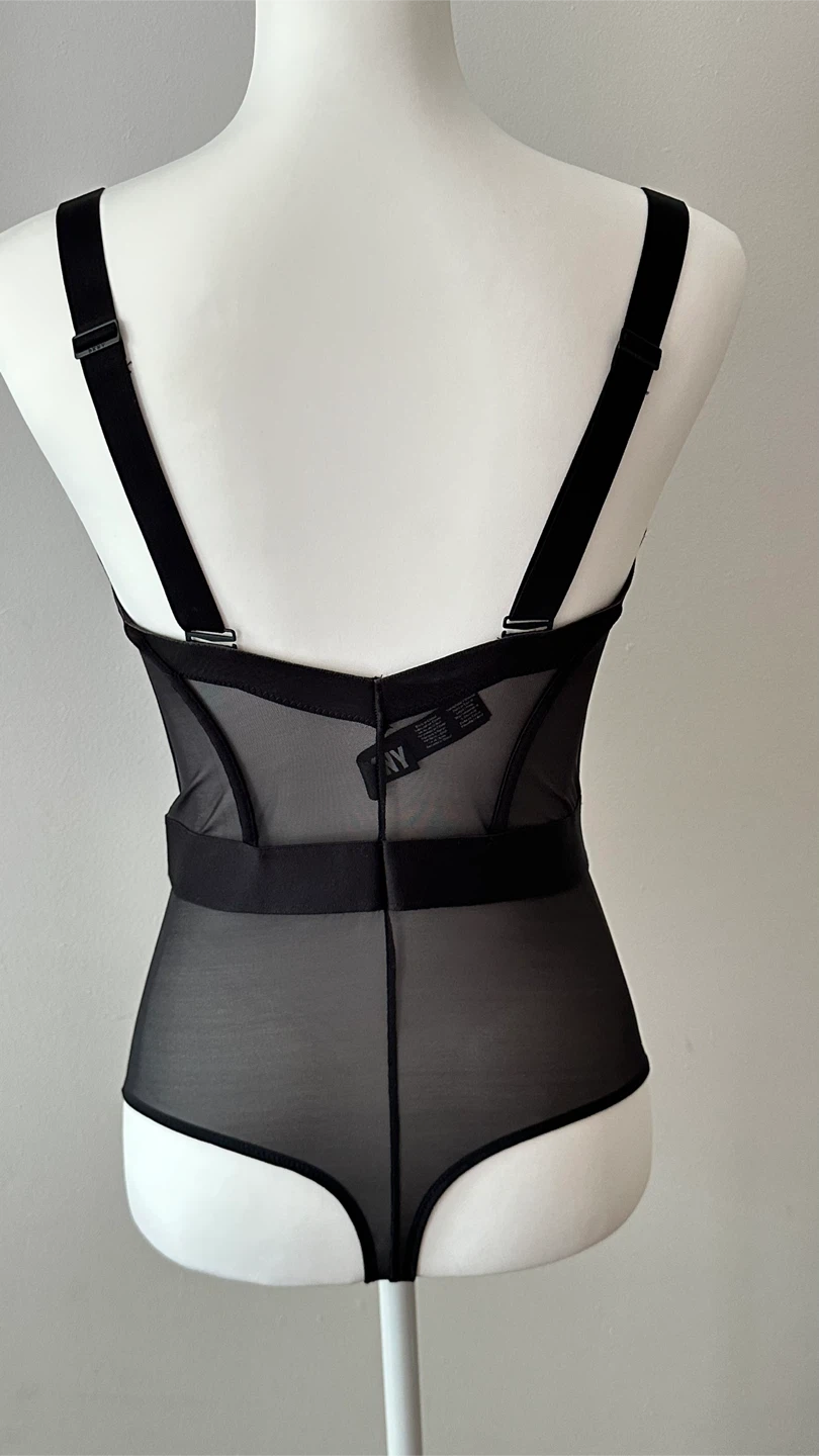DKNY Black Corset Bodysuit 36D-36DD - photo 3
