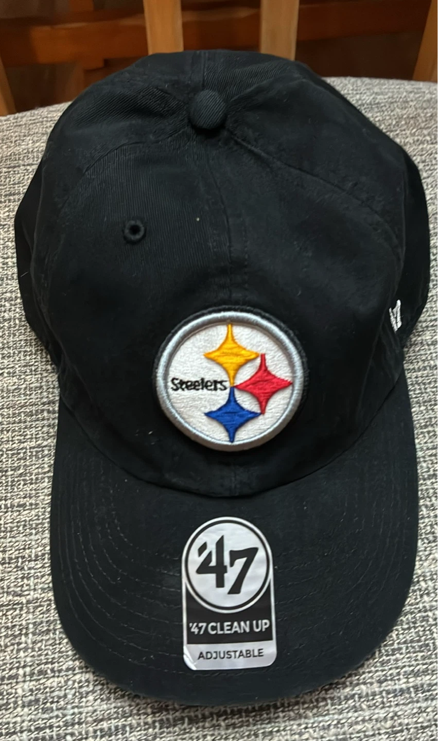 New ‘47 Pittsburgh Steelers Clean Up Adjustable Baseball Cap