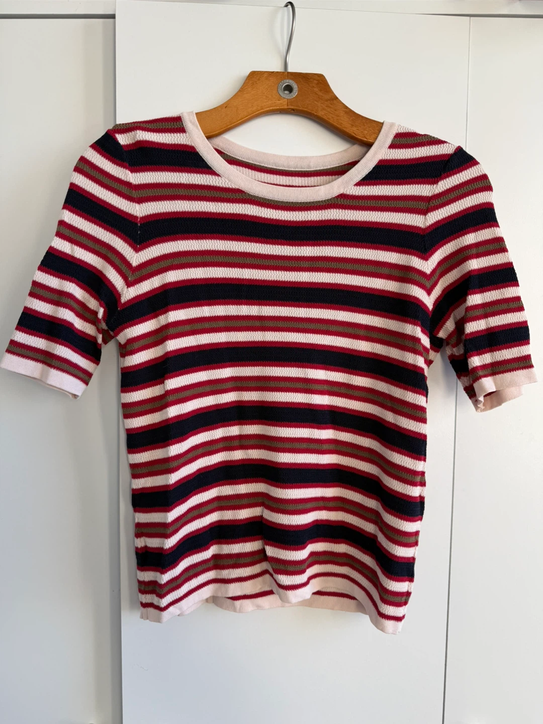 Striped Short Sleeve Top