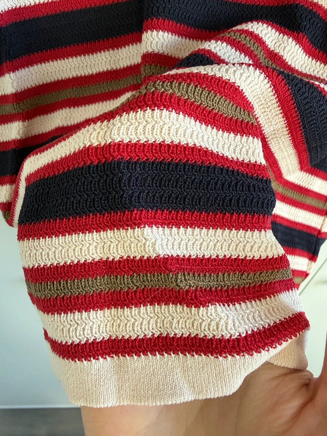 Striped Short Sleeve Top - photo 2