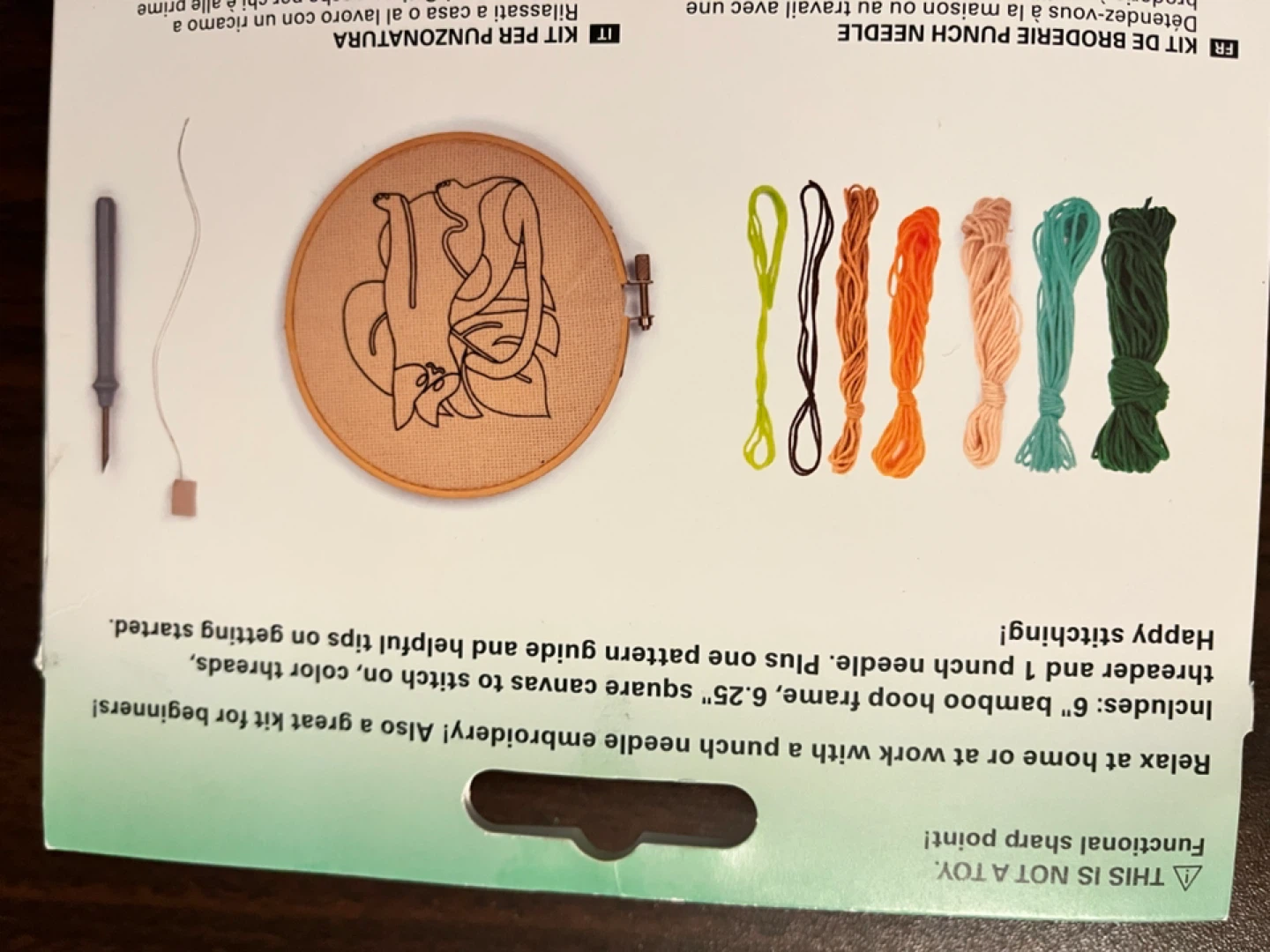 Kikkerland Punch Needle Kit - photo 2