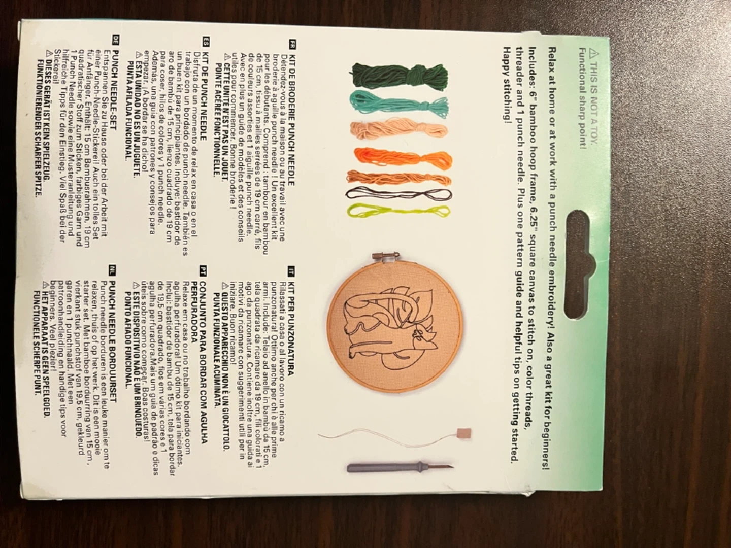 Kikkerland Punch Needle Kit - photo 3