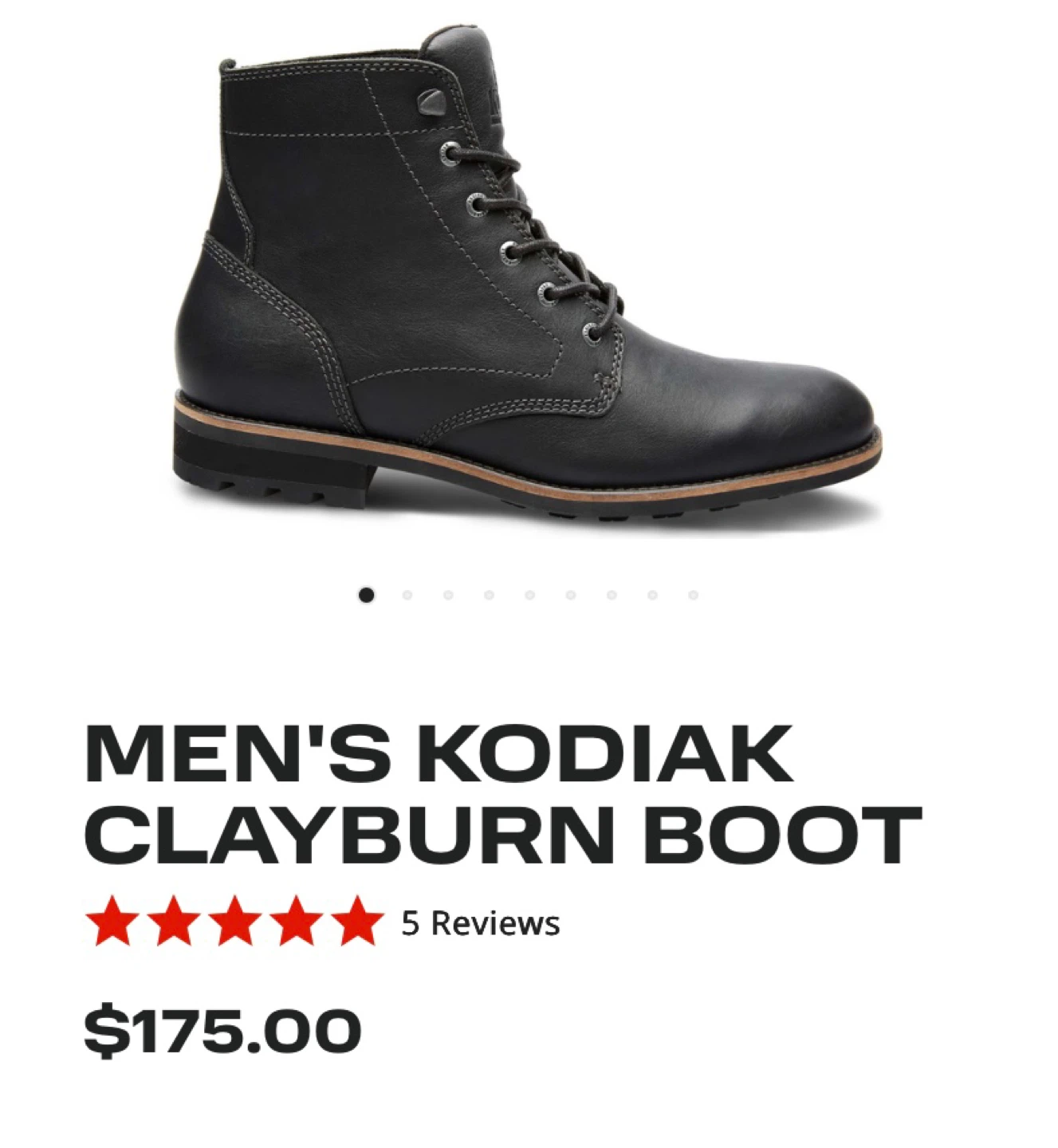 Kodiak Men's Clayburn Boot size 10.5 - photo 4