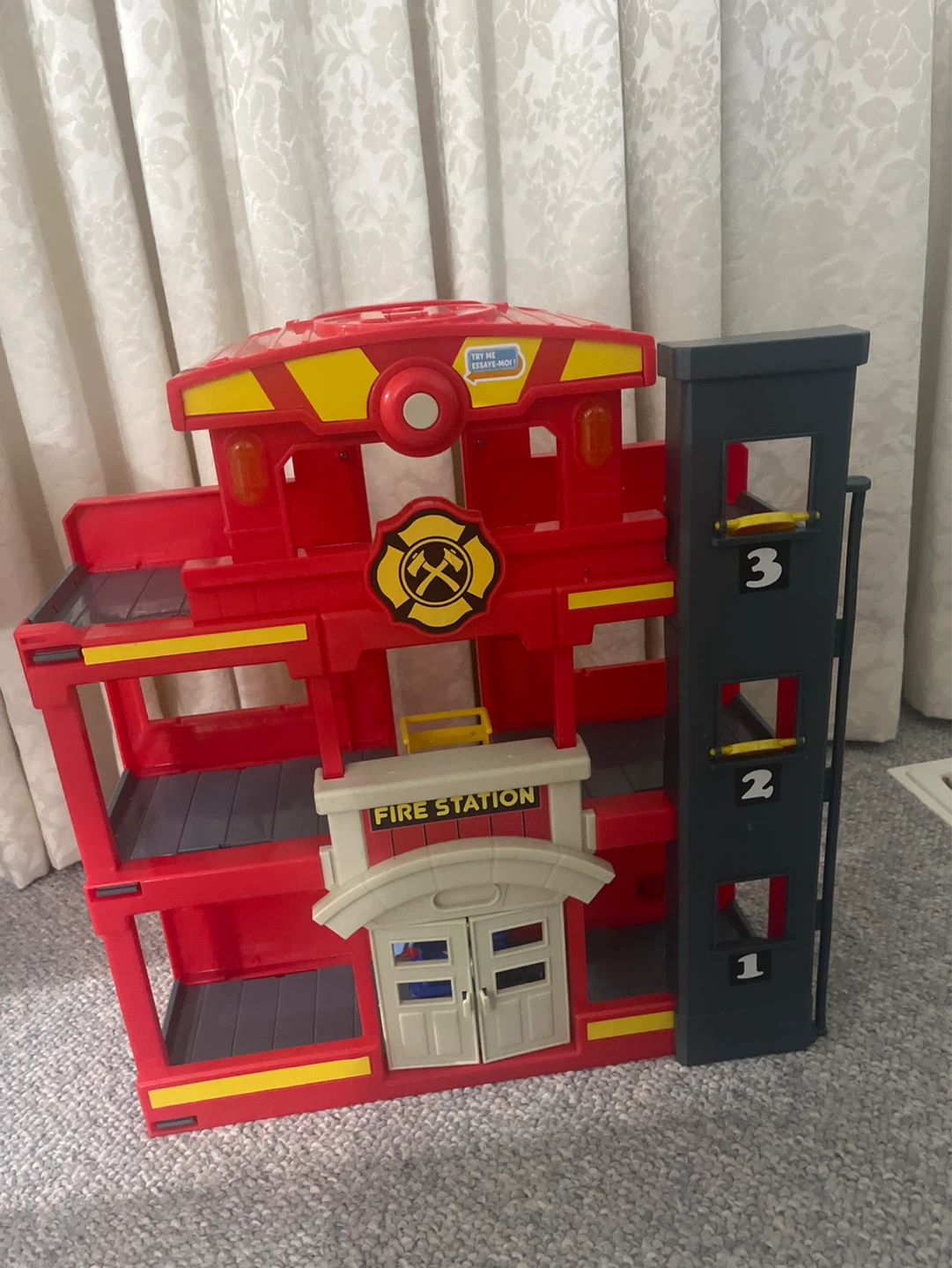 Kids Fire Station Toy Playset