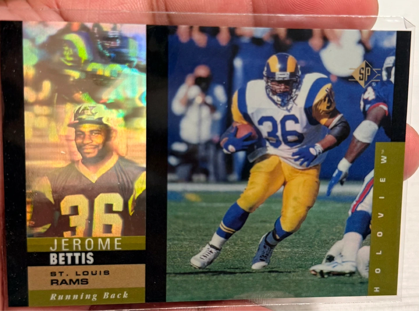 24/40 CARD of Jerry Rice Holoview 1995 Football Card