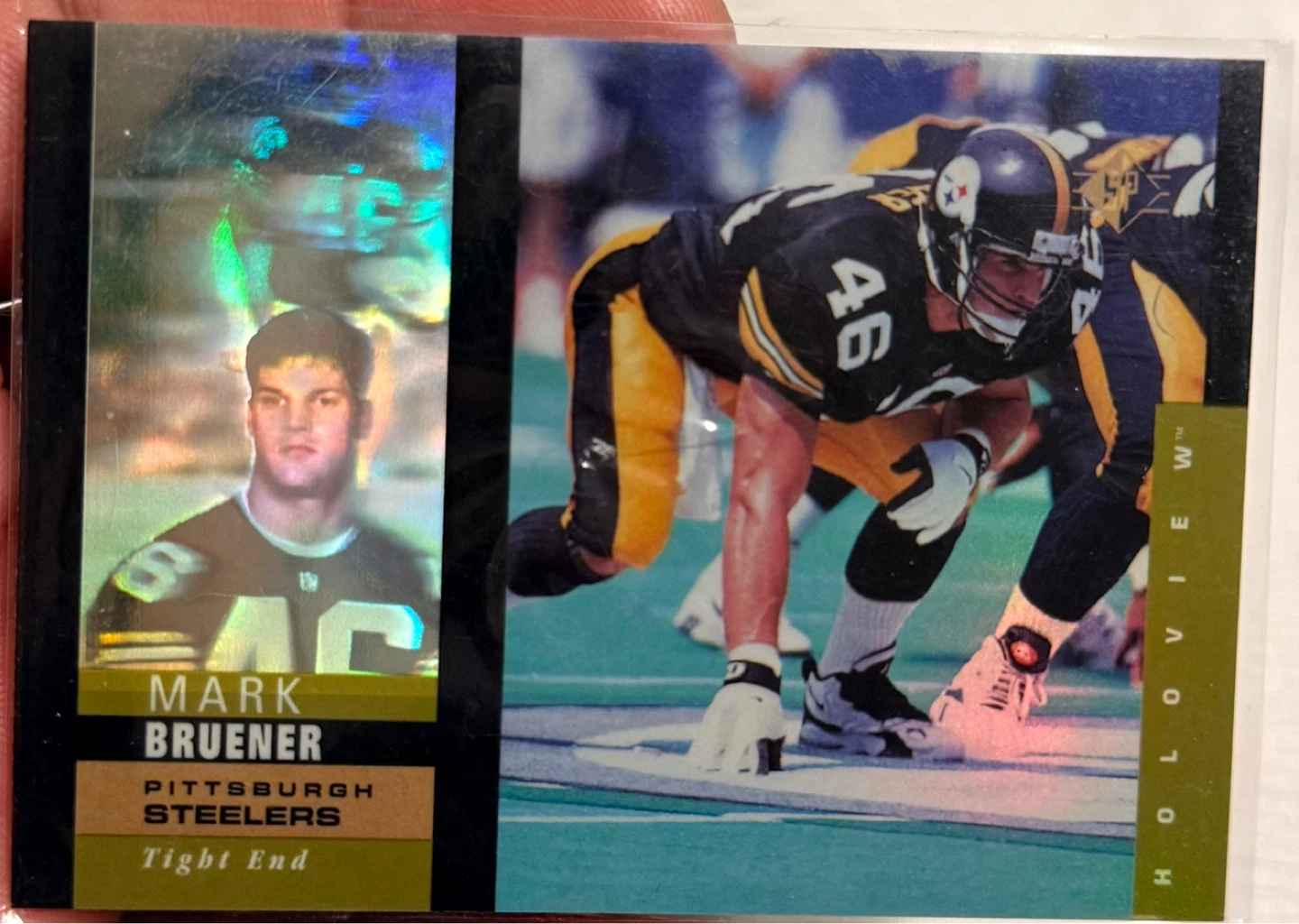 11/40 CARD of Mark Bruener Pittsburgh Steelers 1995 NFL