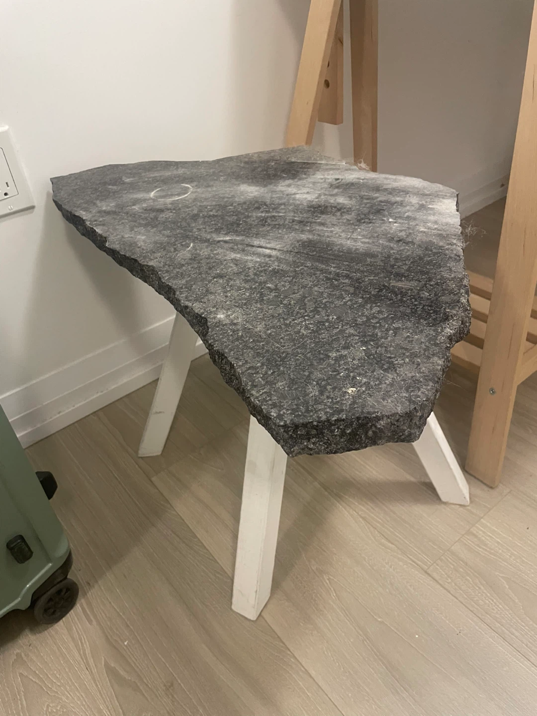 Unique Granite Slab Side Table
