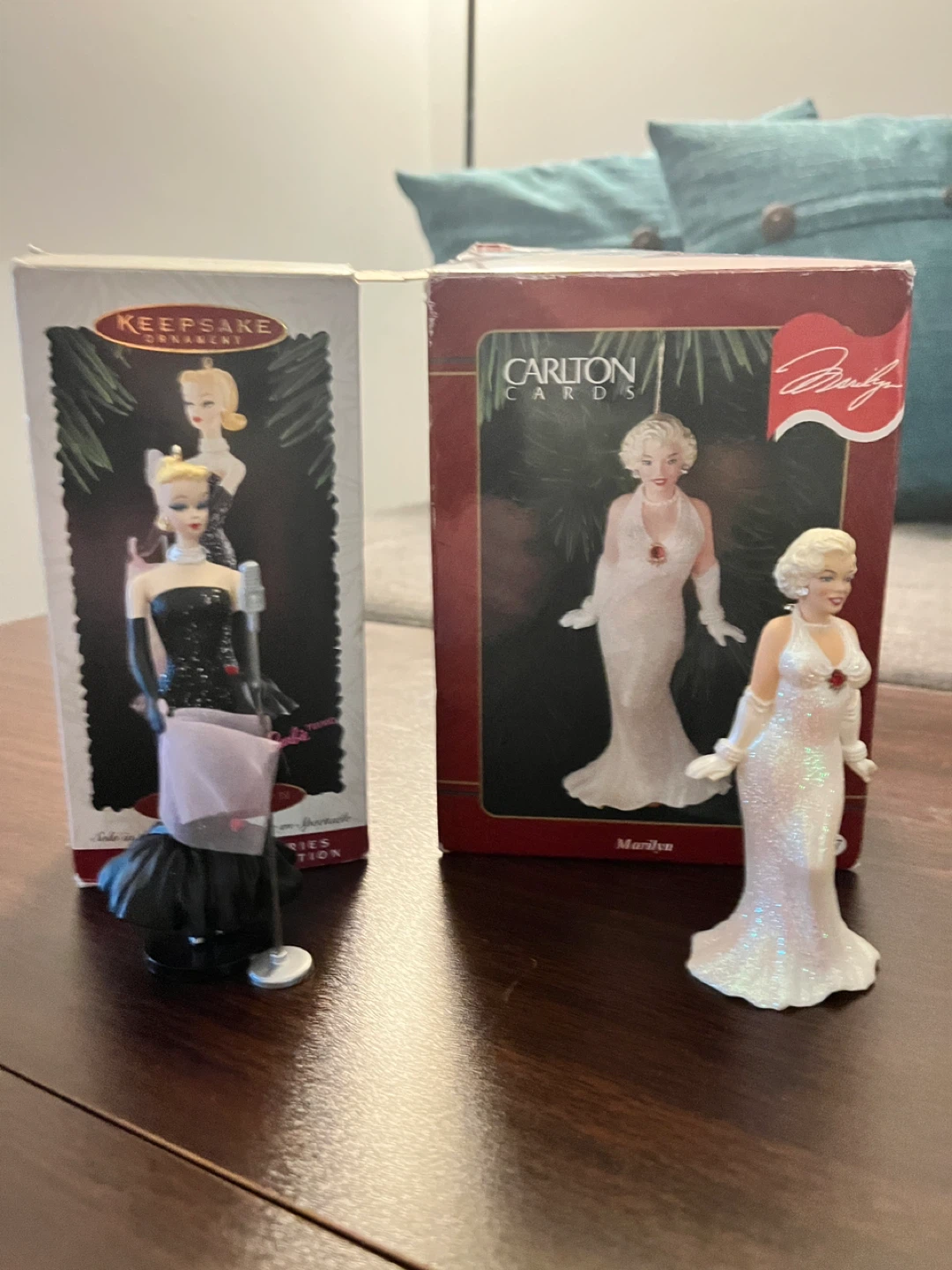 Barbie & Marilyn Monroe Ornaments