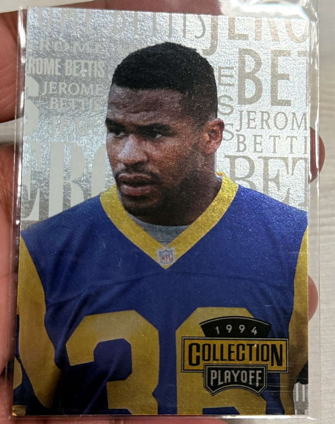5 OF 5 CARDS of Jerome Bettis Rookie of the year Card