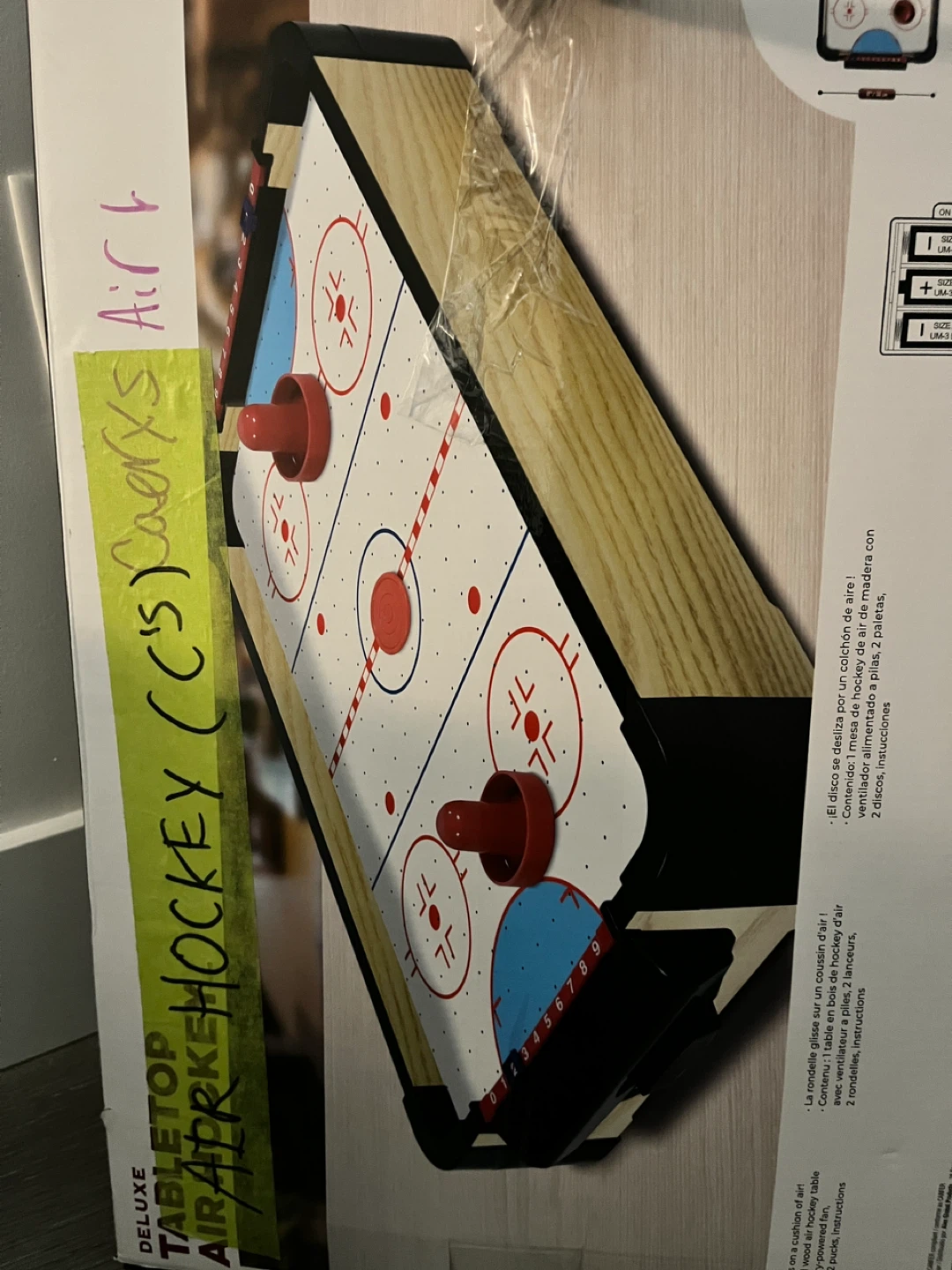Deluxe Tabletop Air Hockey Game