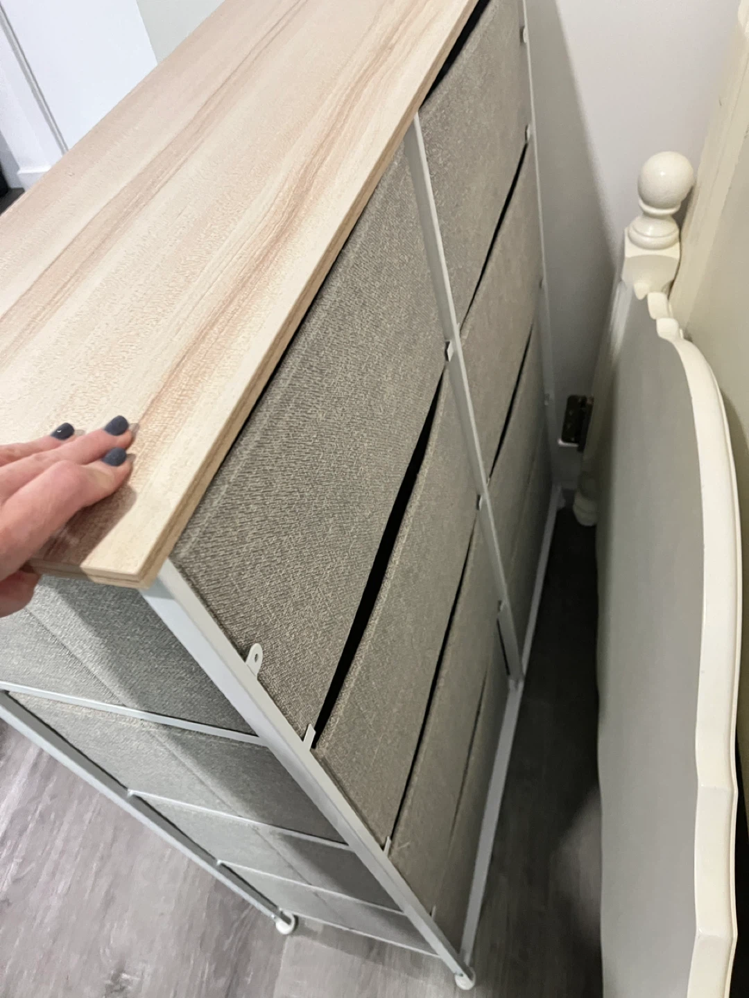 8 Drawer Fabric & Metal Frame Dresser - photo 3