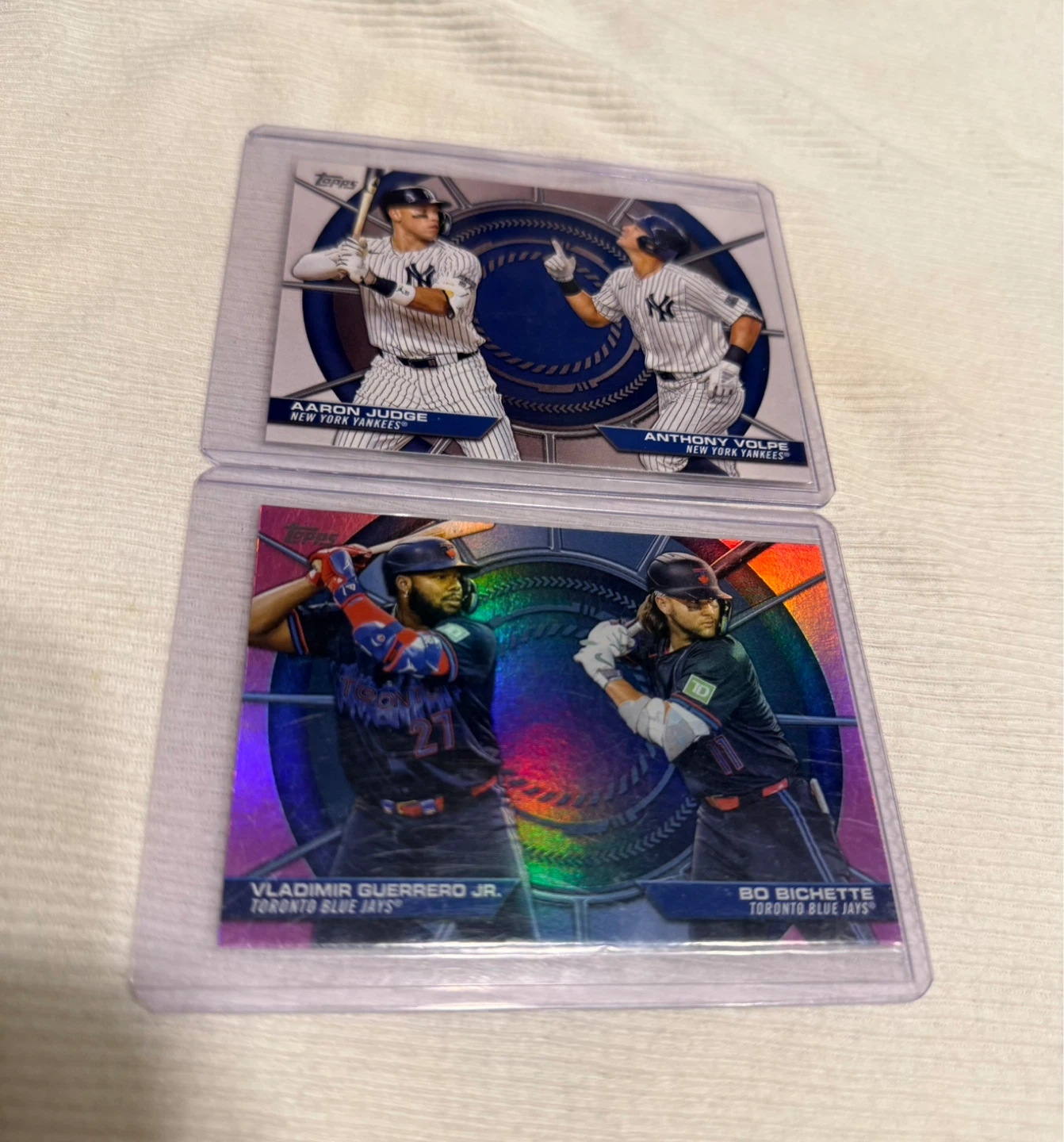 Aaron Judge, Anthony Volpe, Vladimir Guerrero Jr., Bo Bichette
